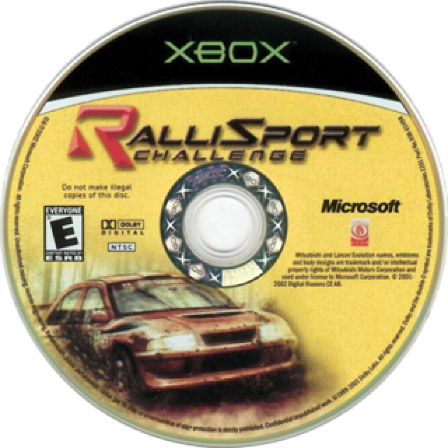 RalliSport Challenge disc for Xbox (XBOX) video game
