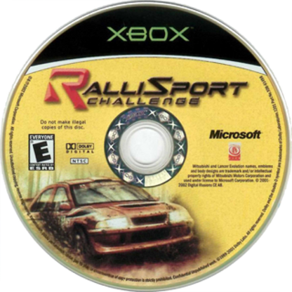 RalliSport Challenge disc for Xbox (XBOX) video game