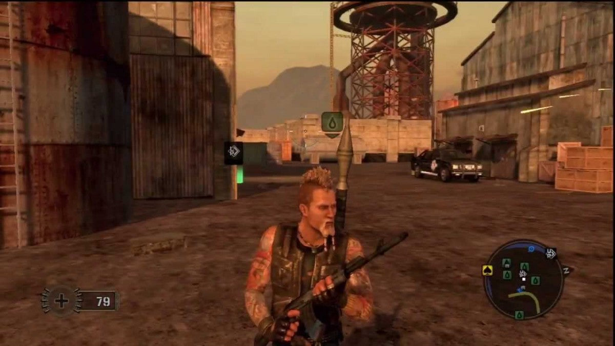 Mercenaries 2 World in Flames PlayStation 3 PS3 video game, open-world action shooter, destructible environments, military sandbox gameplay screenshot