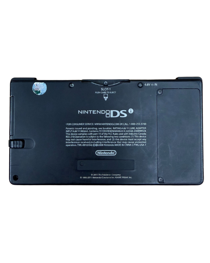 pokemon black edition nintendo dsi handheld console featuring limited edition design, dual screens, built in camera, and collectible value for retro gaming fans