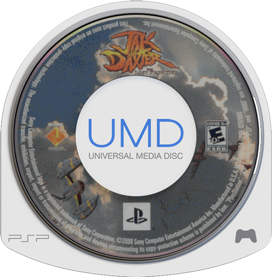 Jak and Daxter: The Lost Frontier PSP action-adventure platformer video game disc