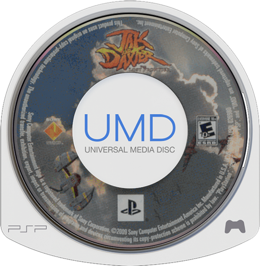 Jak and Daxter: The Lost Frontier PSP action-adventure platformer video game disc