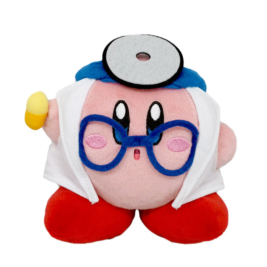 Kirby 5 inch Doctor plush medical outfit variant Nintendo character soft toy from Kirby series collectible