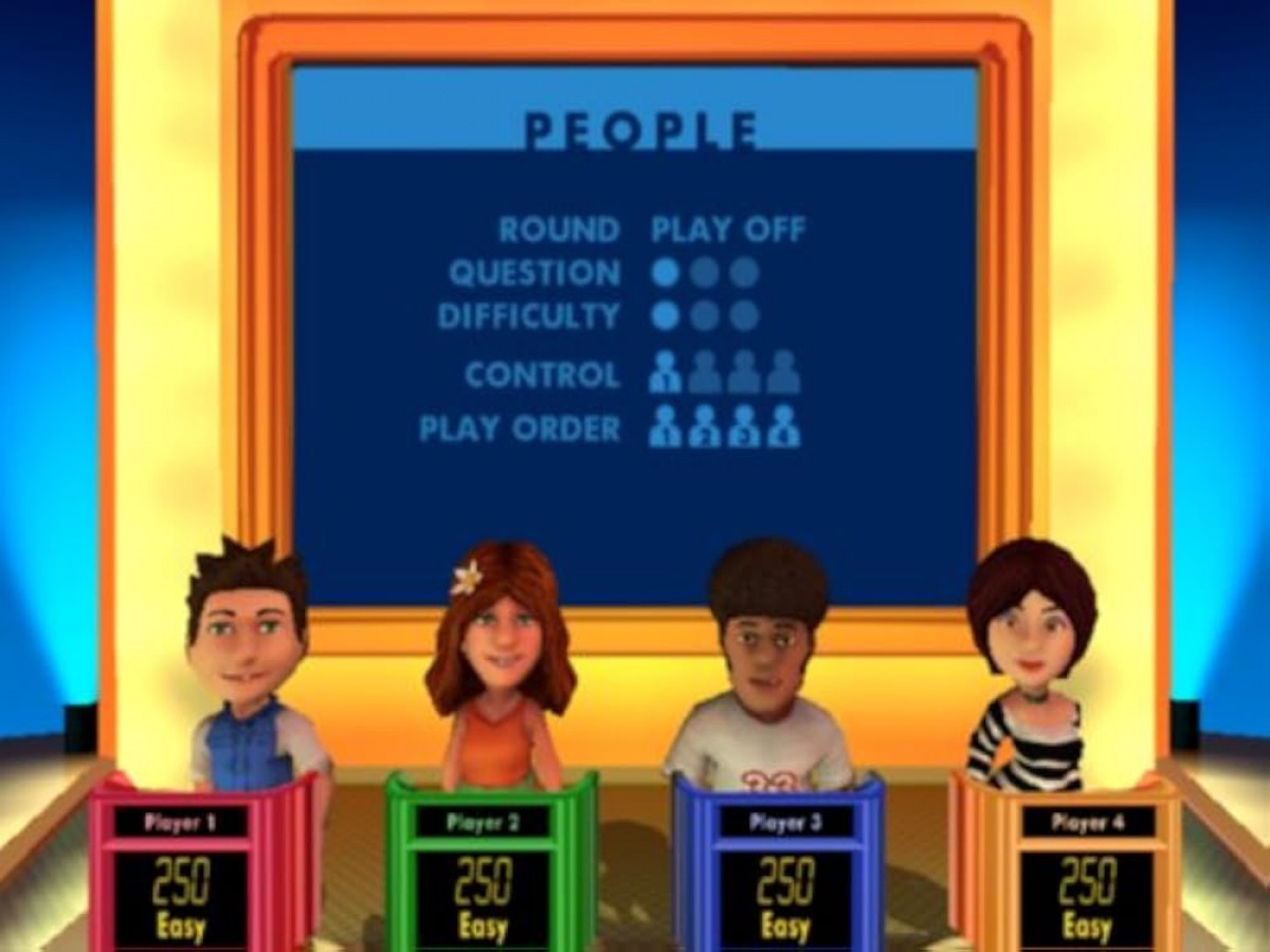 Family Game Show gameplay art for Nintendo Wii (Wii) video game