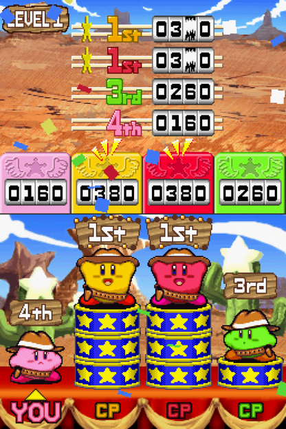 Kirby: Super Star Ultra gameplay for Nintendo DS (DS) platforming action adventure video game