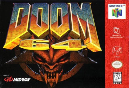Doom 64 cover art for Nintendo 64 (N64) video game