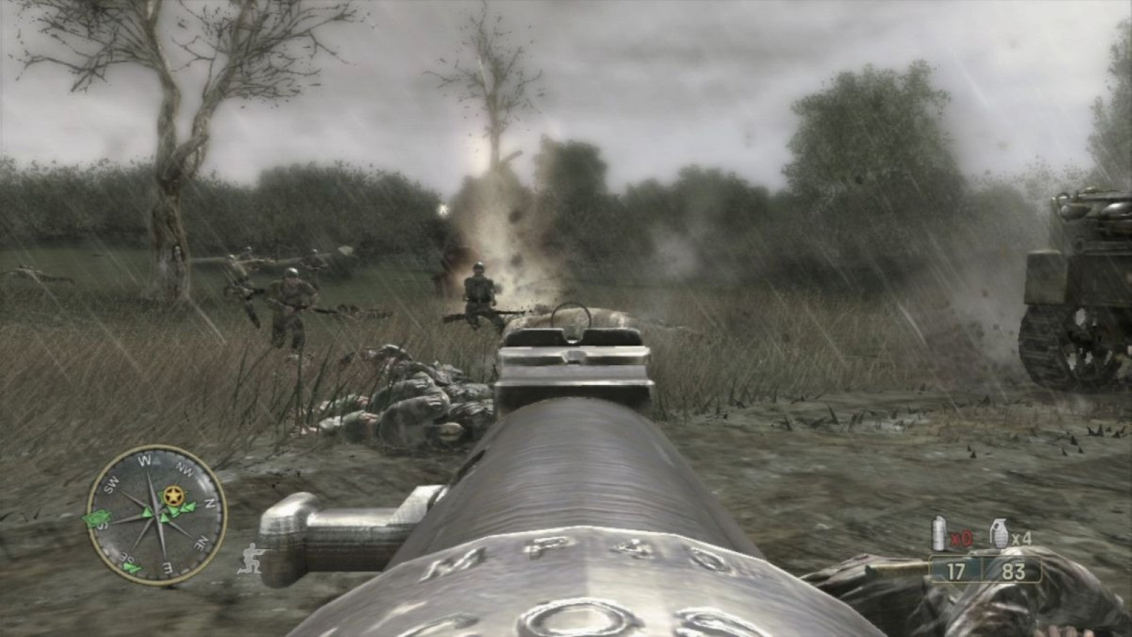 Call of Duty 3 gameplay for PlayStation 2 (PS2) video game.