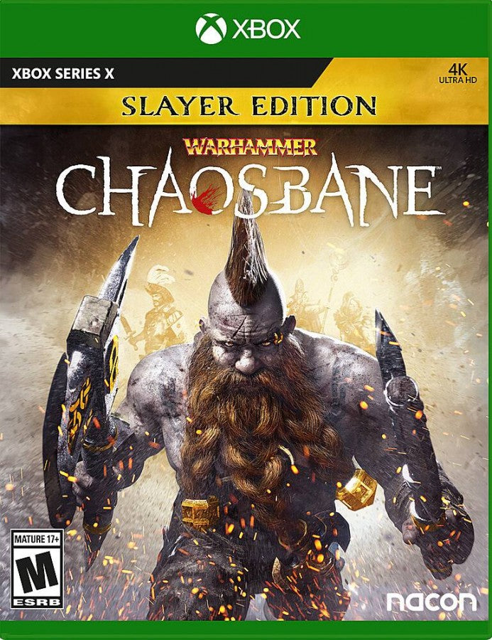 Warhammer: Chaosbane [Slayer Edition] cover art for Xbox Series X (XSX) action RPG video game