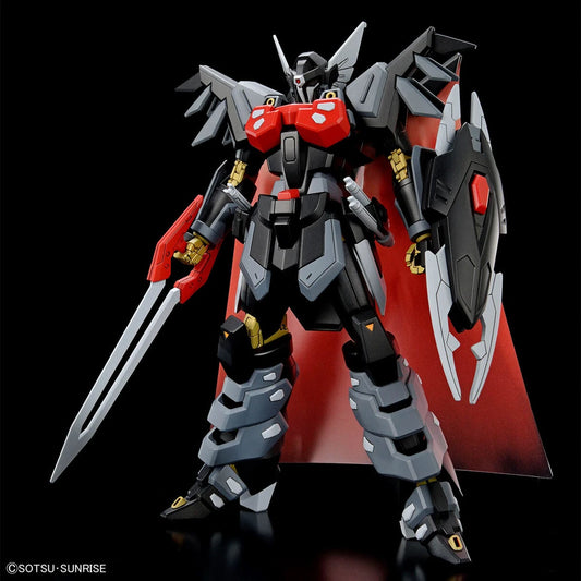 HG Knight Squad Shive A Model Kit featuring High Grade mecha model construction detailed mechanical design articulated poseable model snap together assembly color separated parts customizable display piece and collectible anime model building appeal front 