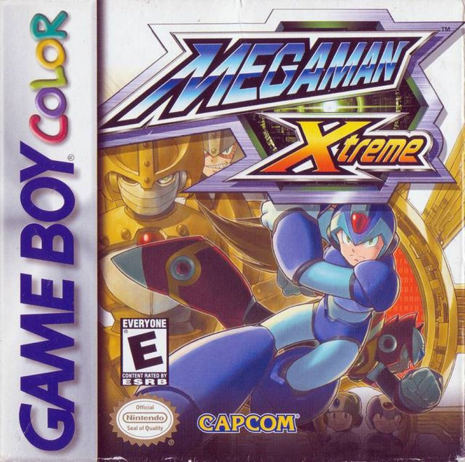 Mega Man Xtreme cover art for Game Boy Color (GBC) video game