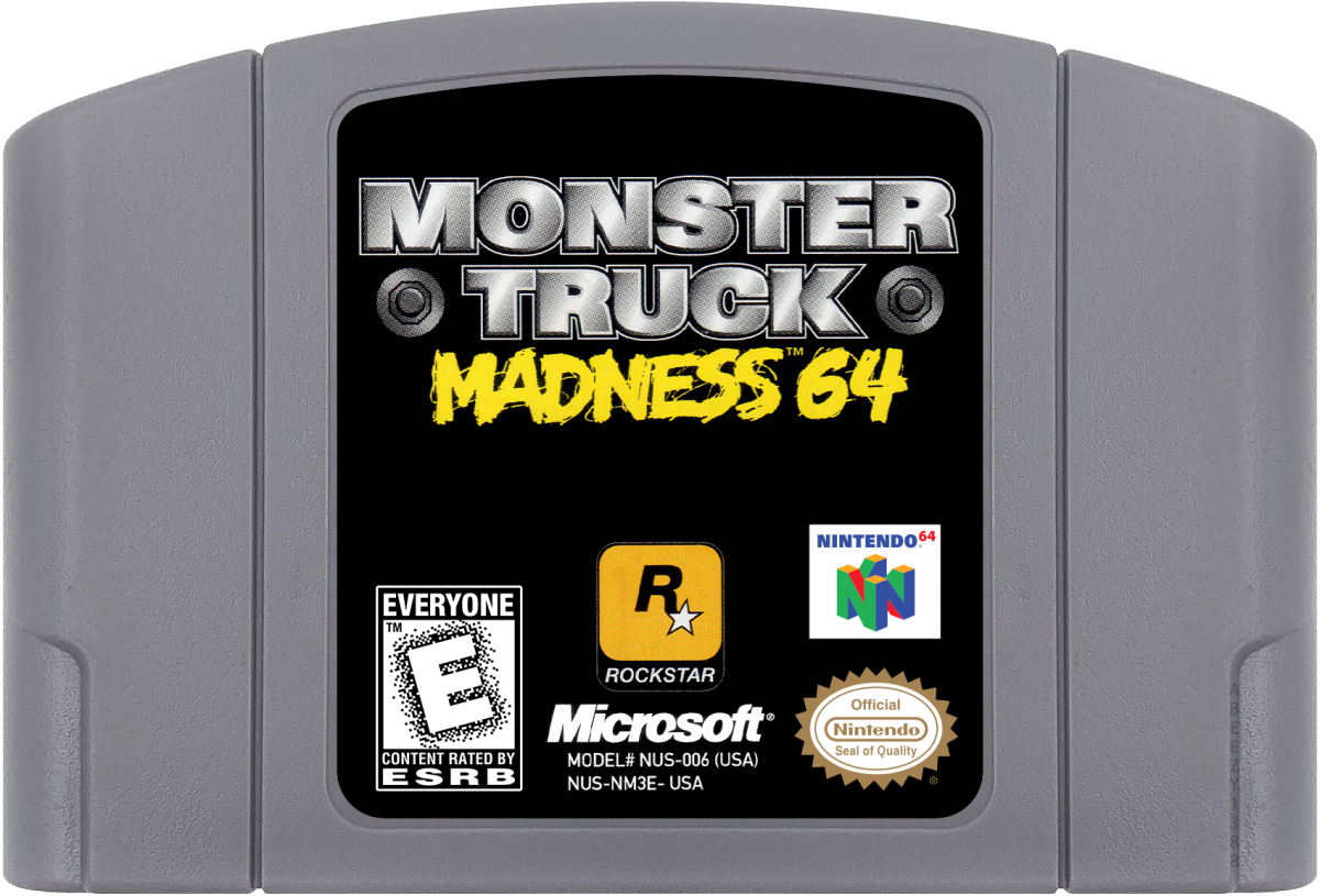Monster Truck Madness cartridge for Nintendo 64 N64 video game