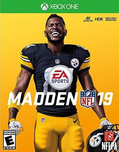 Madden NFL 19 cover art for Xbox One (XONE) sports football video game
