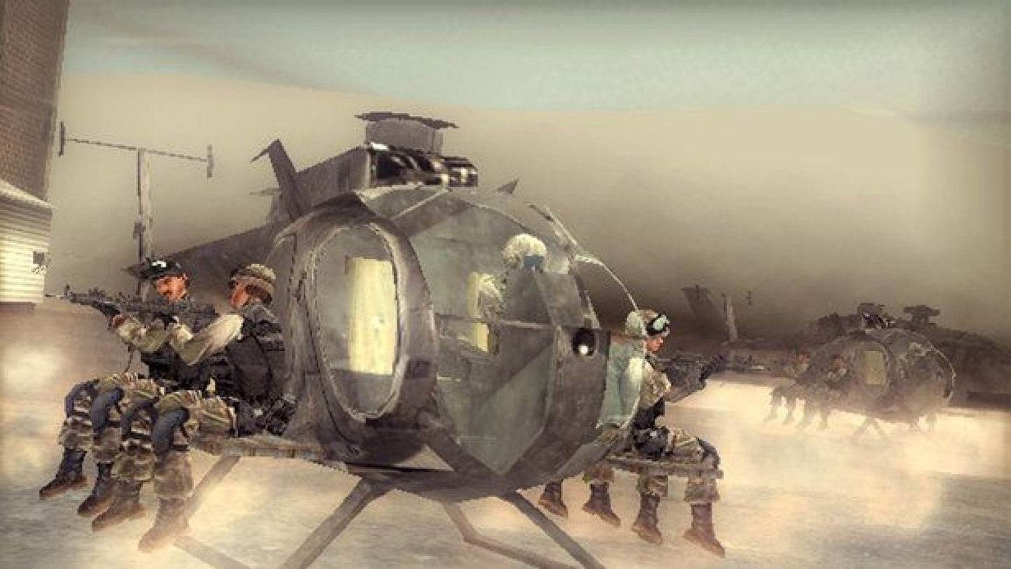 Delta Force: Black Hawk Down gameplay for PlayStation 2 (PS2) modern military first-person shooter video game