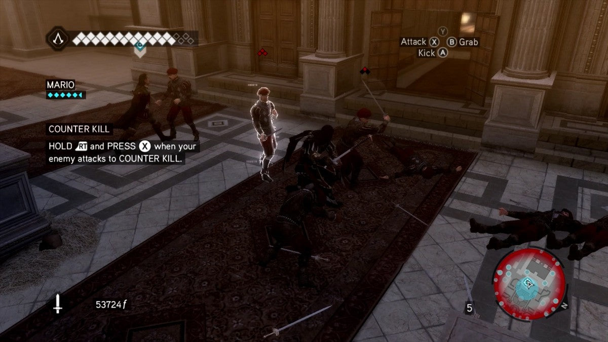 Assassin's Creed: Brotherhood gameplay for Xbox 360 (X360) action-adventure video game