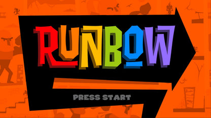 Runbow [Deluxe Edition] title screen art for Nintendo Wii U (WiiU) video game