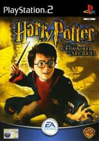 Harry Potter and the Chamber of Secrets cover art for PlayStation 2 (PS2) video game