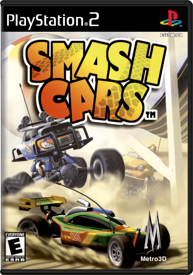 Smash Cars – PlayStation 2 (PS2) video game cover image, arcade-style racing game.