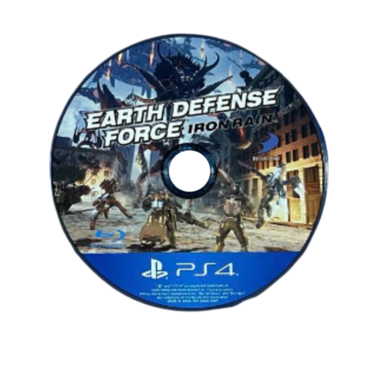 Earth Defense Force: Iron Rain [Asian-English] cover art for PlayStation 4 (PS4) video game. 