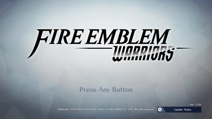 Fire Emblem Warriors titlepage for Nintendo Switch NS video game
