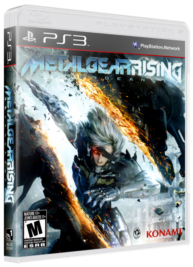 Metal Gear Rising: Revengeance cover art for PlayStation 3 (PS3) video game