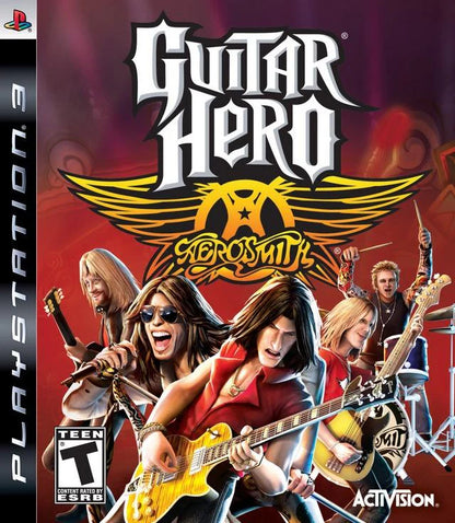 Guitar Hero Aerosmith cover art for PlayStation 3 (PS3) video game