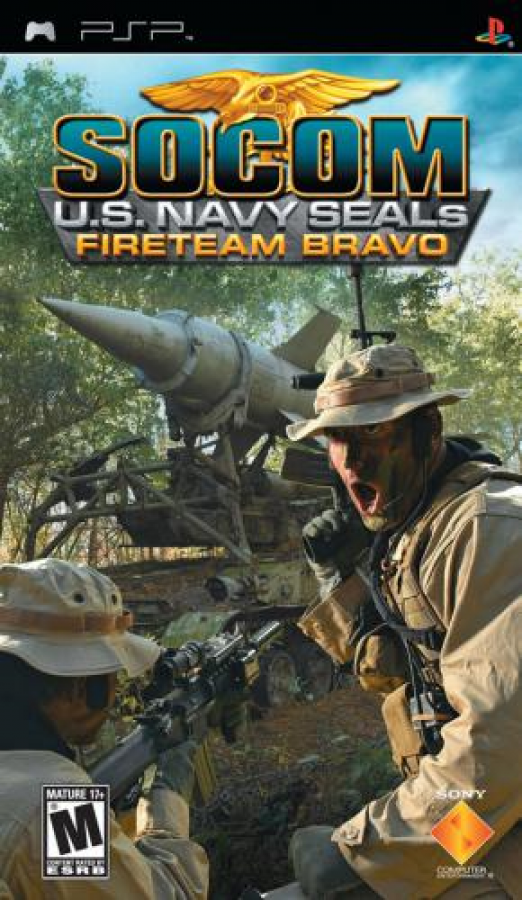 SOCOM US Navy Seals: Fireteam Bravo cover art for PlayStation Portable (PSP) video game