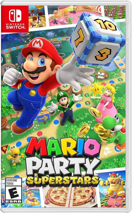 Mario Party Superstars cover art for Nintendo Switch NS video game