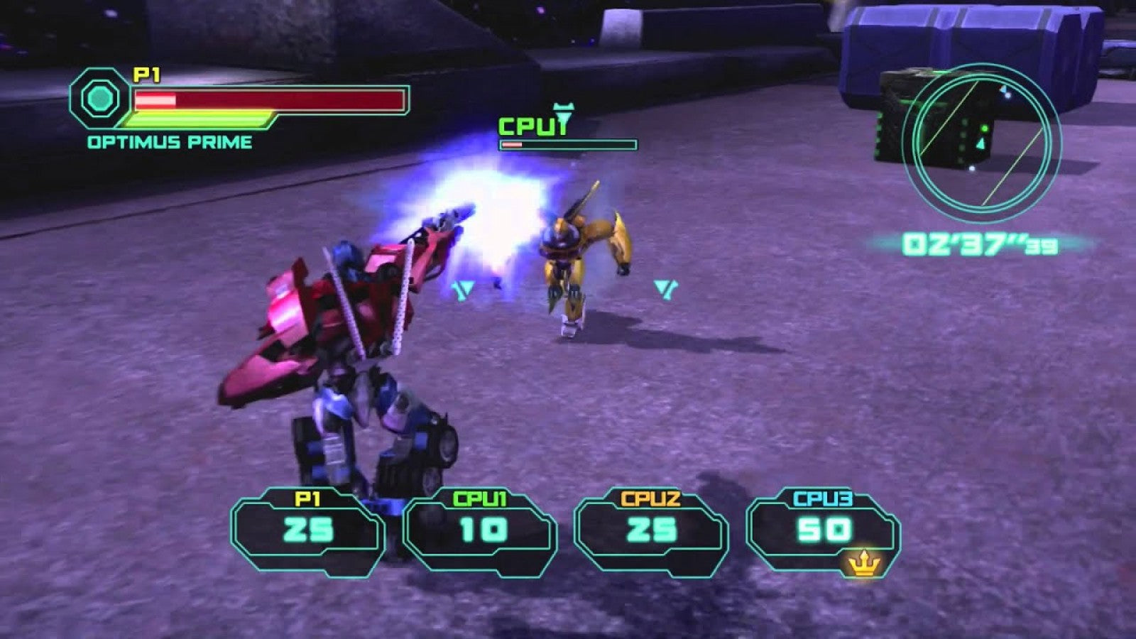 Transformers Prime gameplay art for Nintendo Wii U (WiiU) video game