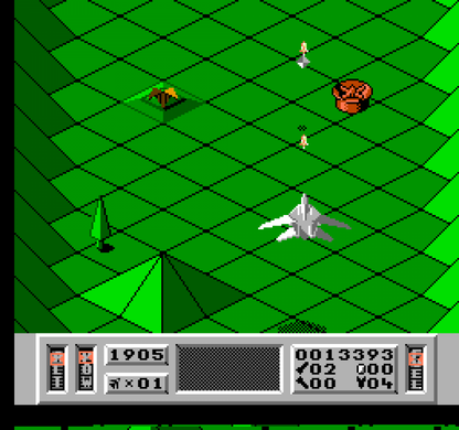 Captain Skyhawk Nintendo Entertainment System NES video game featuring aerial combat gameplay fighter jet missions enemy attacks strategic bombing objectives 3D scrolling flight action challenging missions and classic 8 bit gameplay retro video game collection collectible gaming appeal gameplay