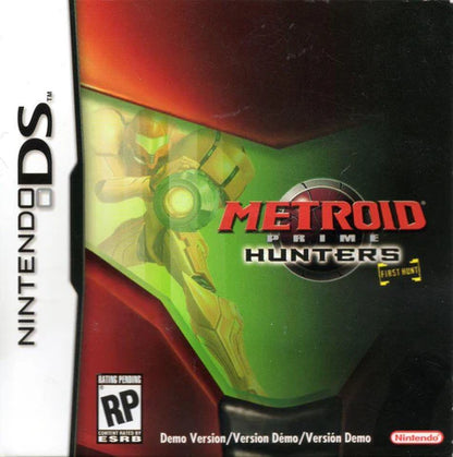 Metroid Prime: Hunters [First Hunt Demo] cover art for Nintendo DS (DS) first-person shooter sci-fi action video game
