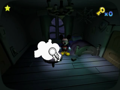 Gameplay for Disney’s Magical Mirror Starring Mickey Mouse GameCube game featuring family-friendly adventure gameplay and interactive storybook puzzles