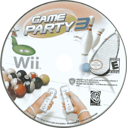 Game Party 3 – Nintendo Wii (Wii) party mini-game collection disc for video game