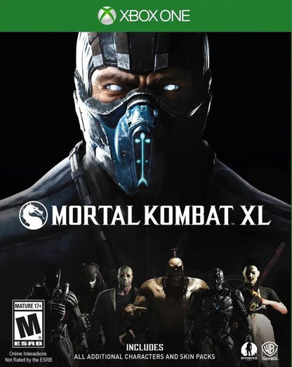 Mortal Kombat XL cover art for Xbox One (XONE) fighting video game