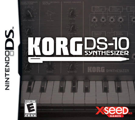 KORG DS-10 Synthesizer cover art for Nintendo DS (DS) music creation simulation video game