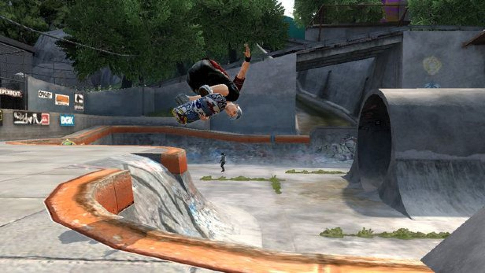 Tony Hawk's Project 8 – PlayStation 2 (PS2) video game gameplay, skateboarding sports action.