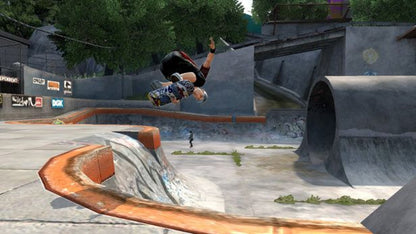Tony Hawk's Project 8 – PlayStation 2 (PS2) video game gameplay, skateboarding sports action.