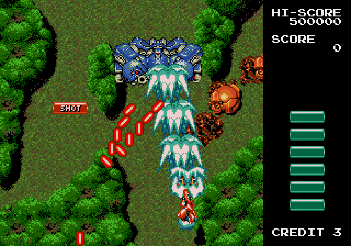 Grind Stormer Sega Genesis GEN video game featuring vertical scrolling shoot em up gameplay futuristic spaceship combat enemy waves power ups weapon upgrades challenging stages intense boss battles and classic 16 bit Sega arcade action retro video game collection collectible gaming appeal gameplay