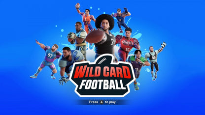 Wild Card Football home screen for Nintendo Switch (NS) video game
