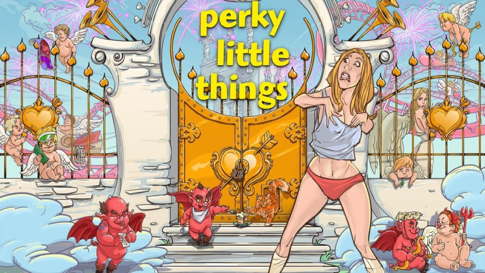 Perky Little Things Import advert for Nintendo Switch adults only game