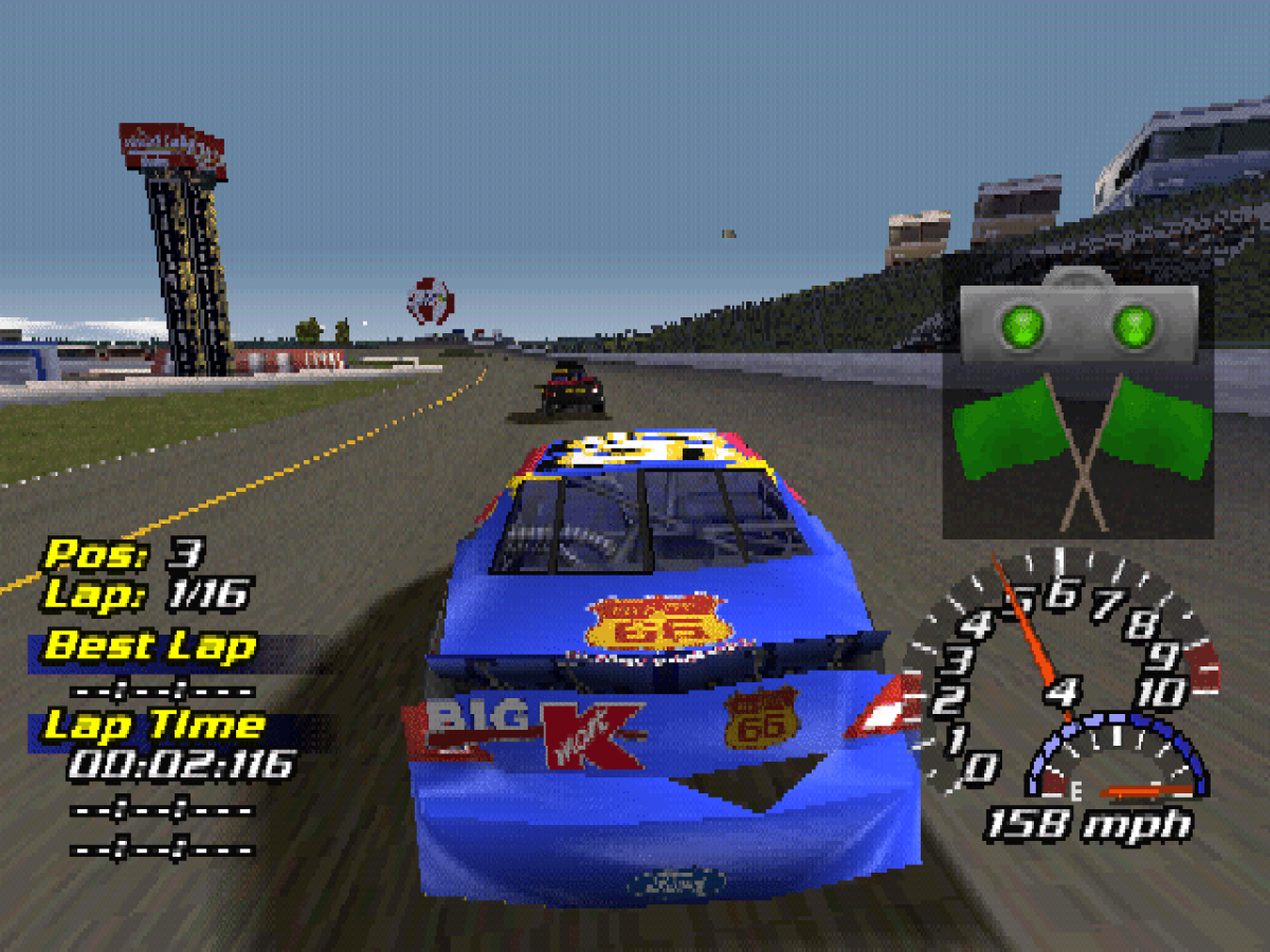 NASCAR 2001 – PlayStation 1 (PS1) retro racing game gameplay
