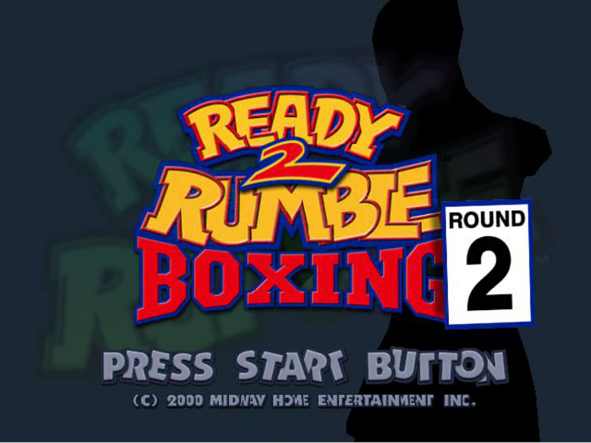 Ready 2 Rumble Boxing Round 2 Sega Dreamcast DC for arcade boxing video game fans featuring colorful boxers intense matches powerful punches knockout action special moves training modes championship fights and fast paced Sega Dreamcast gameplay collectible retro gaming appeal gameplay