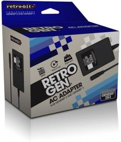 Retro Bit AC adapter model 2 and 3 accessory for Sega Genesis GEN