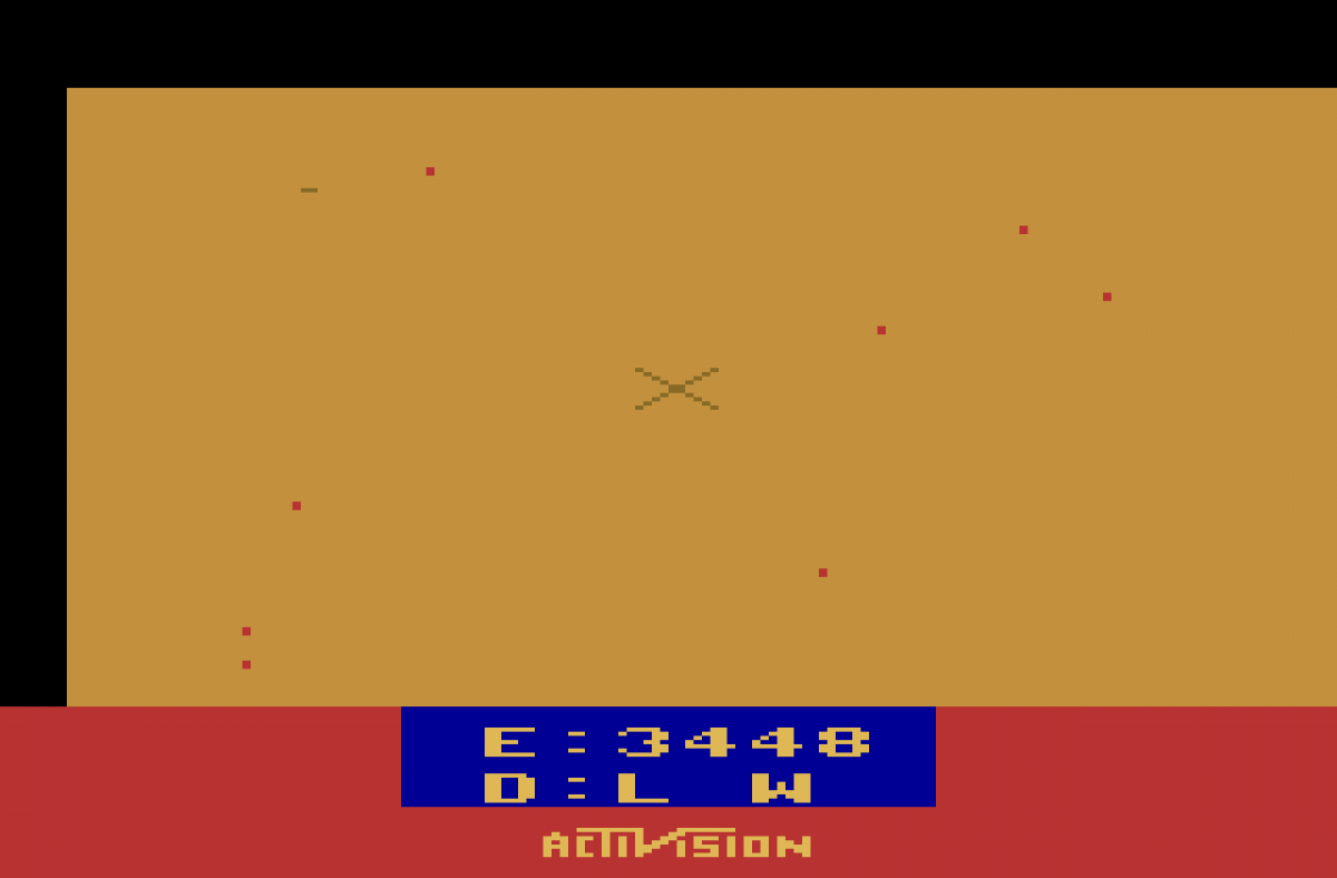 Starmaster for Atari 2600 with classic space combat and starship simulation theme gameplay