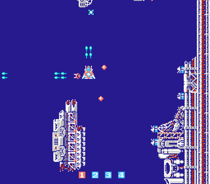 Image Fight Nintendo Entertainment System NES for retro video game enthusiasts featuring classic vertical scrolling shoot em up gameplay futuristic space combat strategic weapon upgrades challenging enemy formations intense arcade action and collectible gaming appeal gameplay 