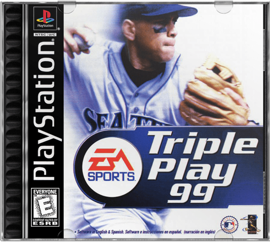 Triple Play 99 cover art for PlayStation 1 (PS1) video game