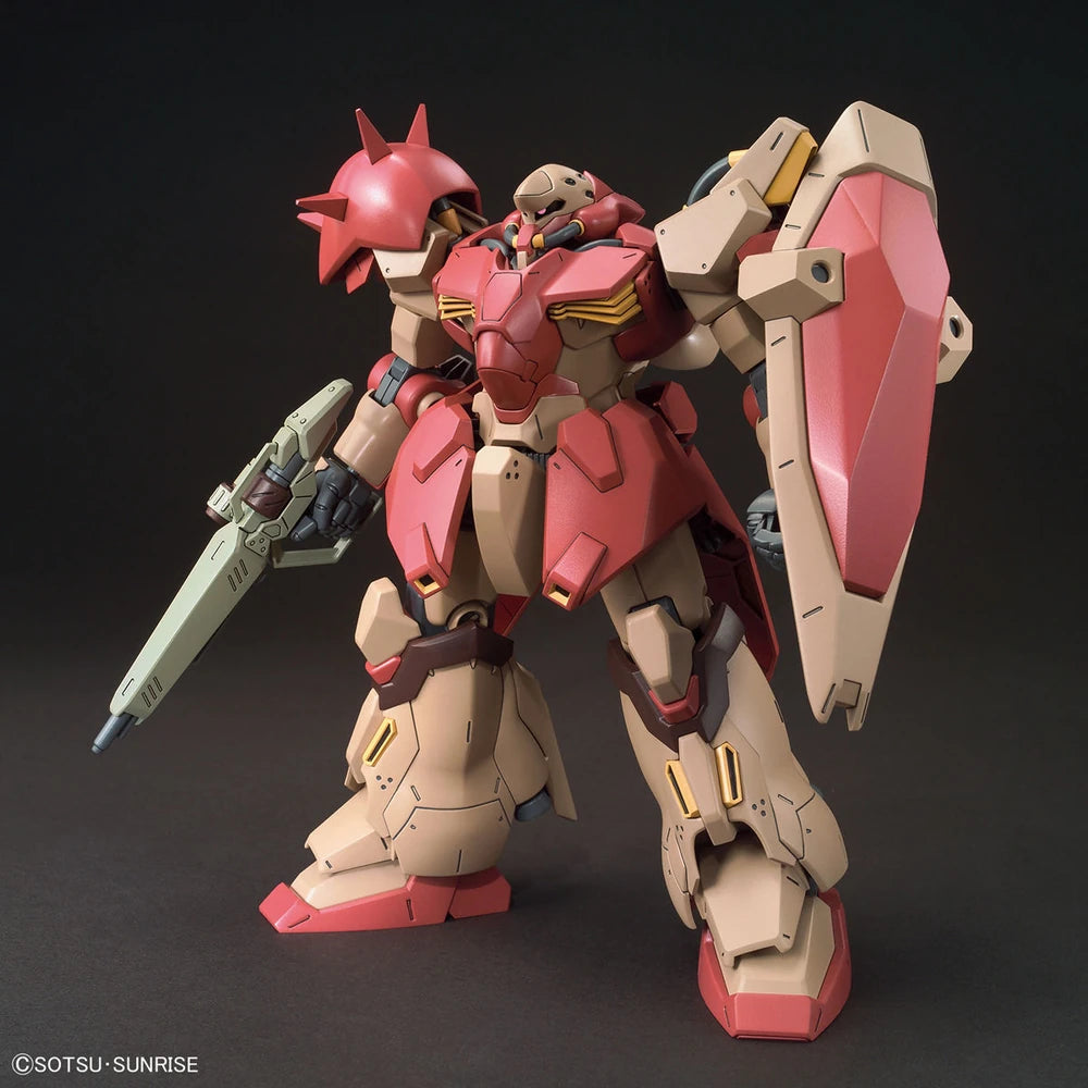 FO1 Messer HG Model Kit featuring High Grade Gunpla construction detailed mechanical design articulated poseable model snap together assembly color separated parts premium mobile suit styling customizable display piece and collectible anime model building appeal action 