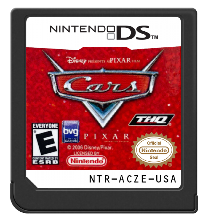 Disney Pixar Cars cartridge for Nintendo DS (DS) racing adventure video game