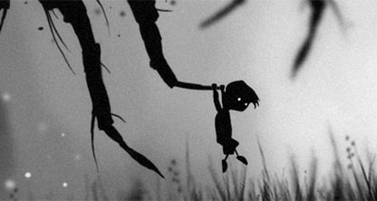 Inside Limbo Double Pack PS4 game featuring atmospheric puzzle platforming, dark minimalist art style, and critically acclaimed indie adventures gameplay screenshot