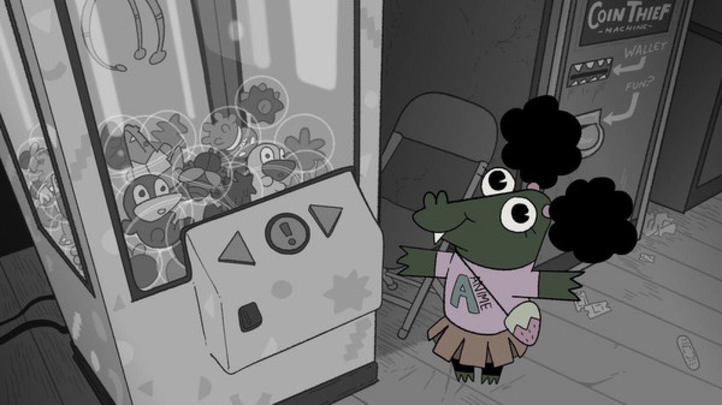 Later Alligator Nintendo Switch for adventure puzzle video game fans featuring hand drawn cartoon visuals humorous storytelling quirky characters point and click gameplay mystery solving interactive exploration charming animation family friendly adventure collectible gaming appeal gameplay