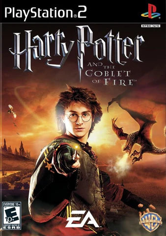 Harry Potter and the Goblet of Fire cover art for PlayStation 2 (PS2) video game
